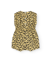 Yellow Animal Boar Short Jumpsuit PRODUCT BACK