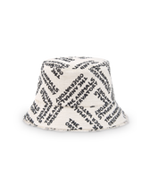 Raw White Animals Bucket Hat PRODUCT BACK