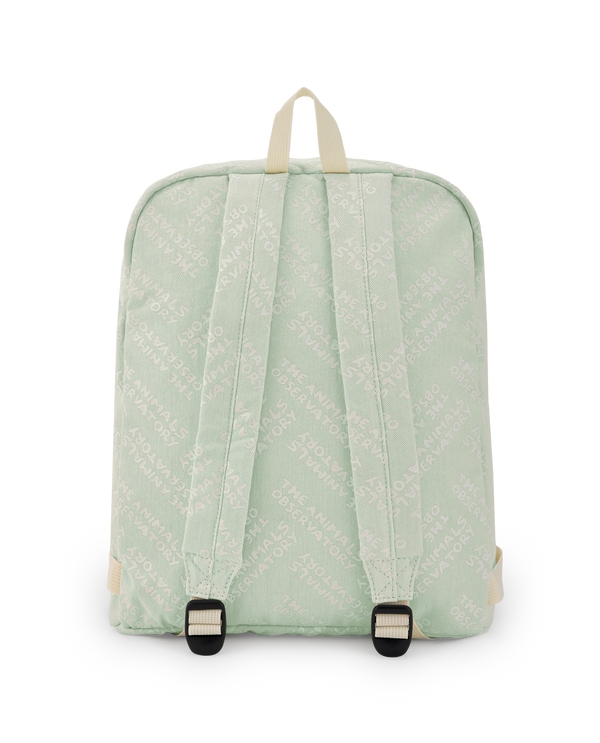 Soft Blue Animals Backpack PRODUCT BACK