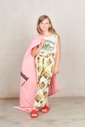 Pink Love Blanket MODEL FRONT