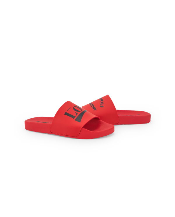 Red Love Flip-Flops PRODUCT FRONT