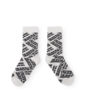 Raw White Worm Socks