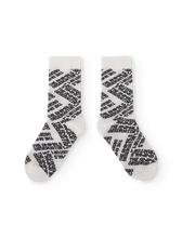 Raw White Worm Socks PRODUCT FRONT