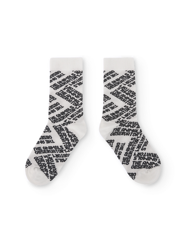 Raw White Worm Socks PRODUCT FRONT