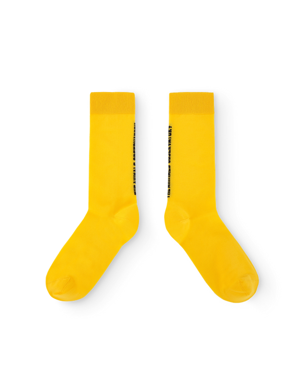 Yellow Snail Socks PRODUCT FRONT