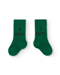 Green Snail Baby Socks