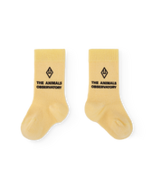 Soft Yellow Snail Baby Socks PRODUCT FRONT