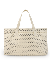 Raw White Canvas Bag PRODUCT BACK