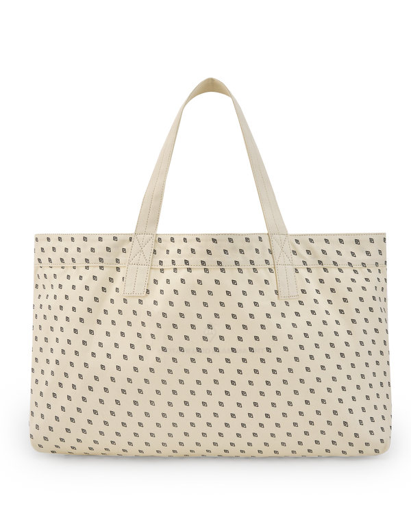 Raw White Canvas Bag PRODUCT BACK