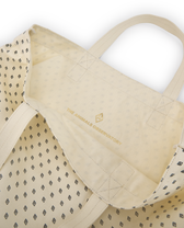 Raw White Canvas Bag PRODUCT SIDE