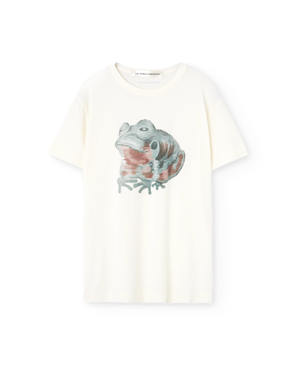 White Croak Mudi T-Shirt PRODUCT FRONT