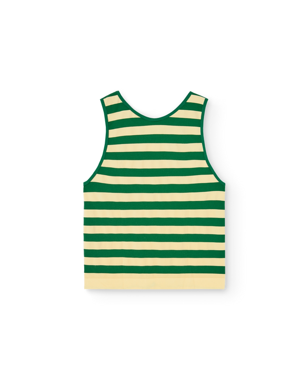 Soft Yellow Quetzal Tank Top PRODUCT BACK