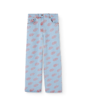 Soft Blue Kissing Warbler Jeans PRODUCT FRONT