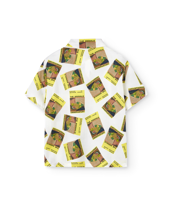 White Magazine Urial Shirt PRODUCT BACK