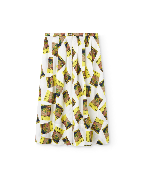 White Magazine Shikoku Midi Skirt PRODUCT BACK