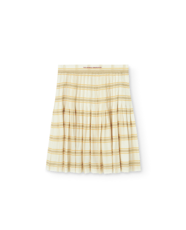 Beige Kudu Midi Skirt PRODUCT BACK