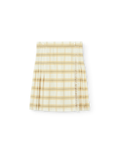 Beige Kudu Midi Skirt PRODUCT FRONT