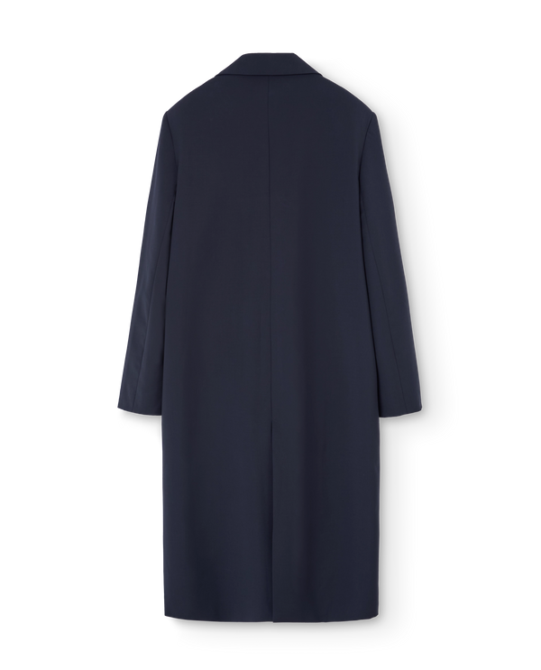 Navy Eider Coat PRODUCT BACK