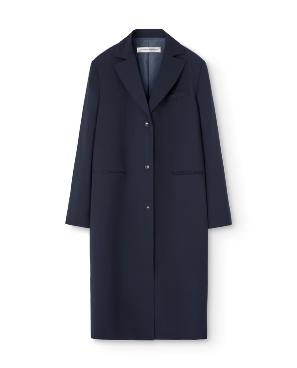 Navy Eider Coat PRODUCT FRONT