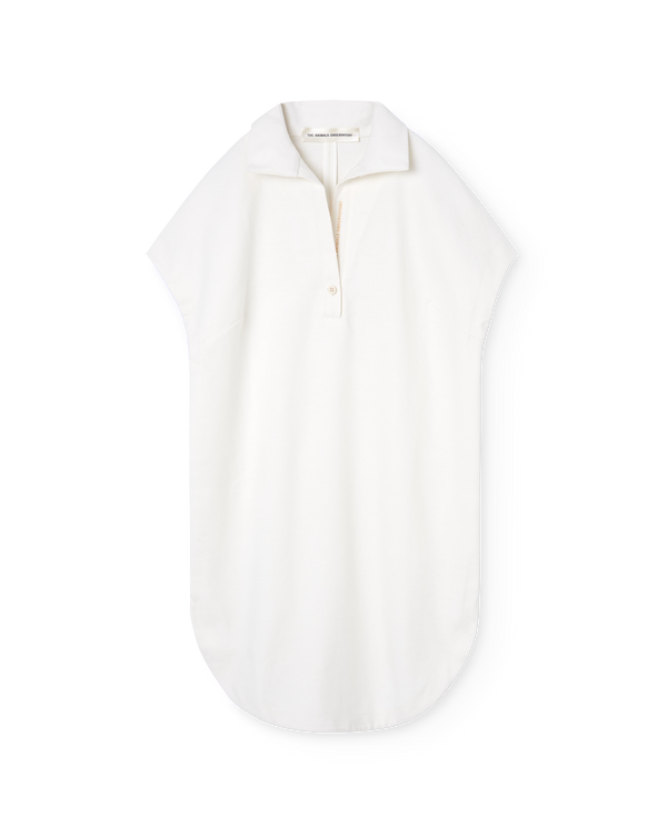 White Cuttlefish Dress PRODUCT FRONT