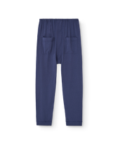 Deep Blue Morkie Sweatpants PRODUCT BACK