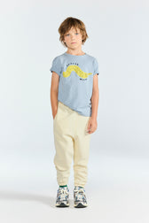 Blue-Grey Rooster T-Shirt MODEL FRONT