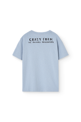 Blue-Grey Rooster T-Shirt PRODUCT BACK