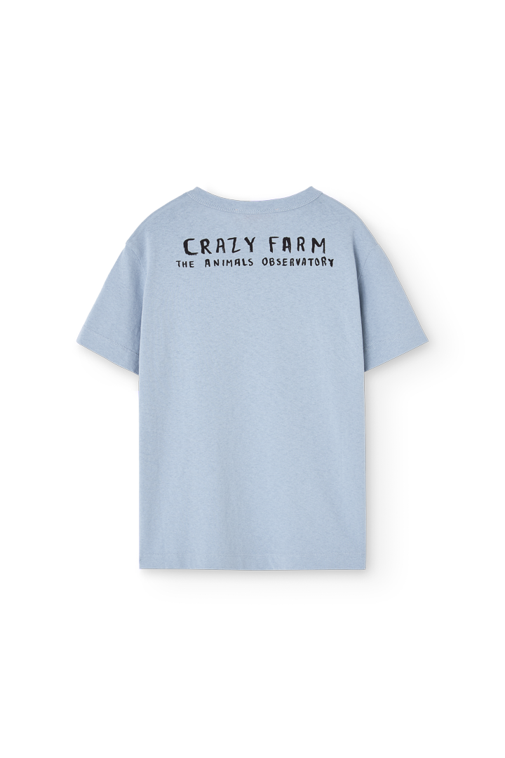 Blue-Grey Rooster T-Shirt PRODUCT BACK