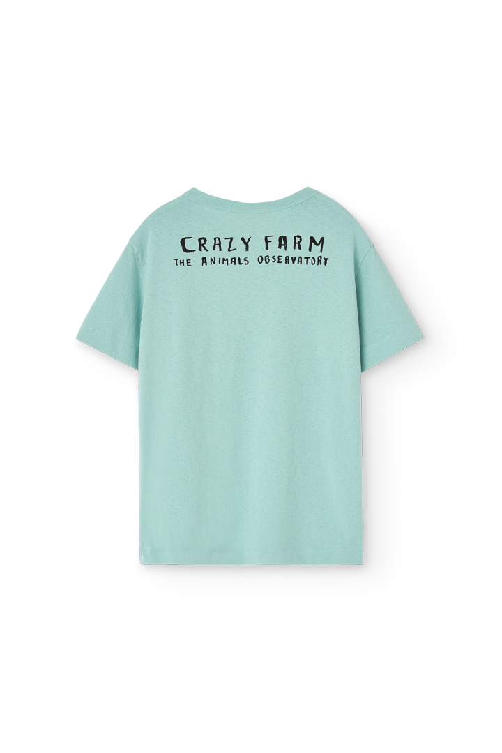 Green Rooster T-Shirt PRODUCT BACK