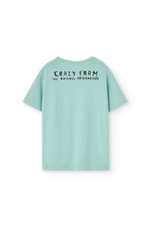 Green Rooster T-Shirt PRODUCT BACK