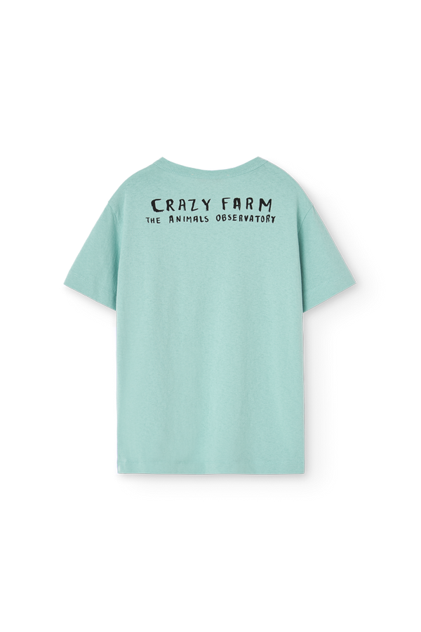 Green Rooster T-Shirt PRODUCT BACK