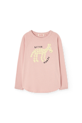 Pink Anteater Long Sleeve T-Shirt PRODUCT FRONT