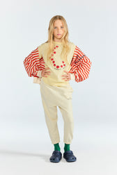 Flan Yellow Anteater Long Sleeve T-Shirt MODEL FRONT