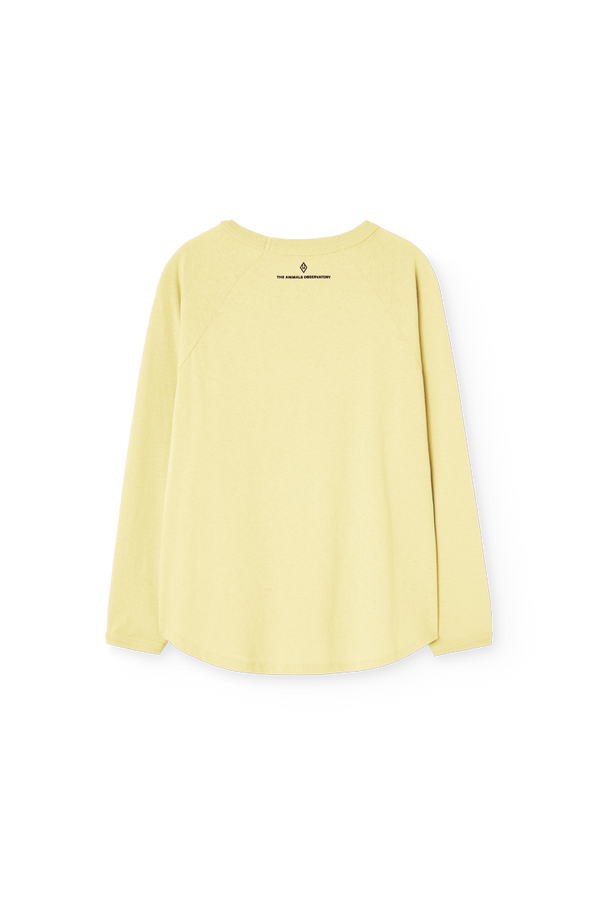 Flan Yellow Anteater Long Sleeve T-Shirt PRODUCT BACK