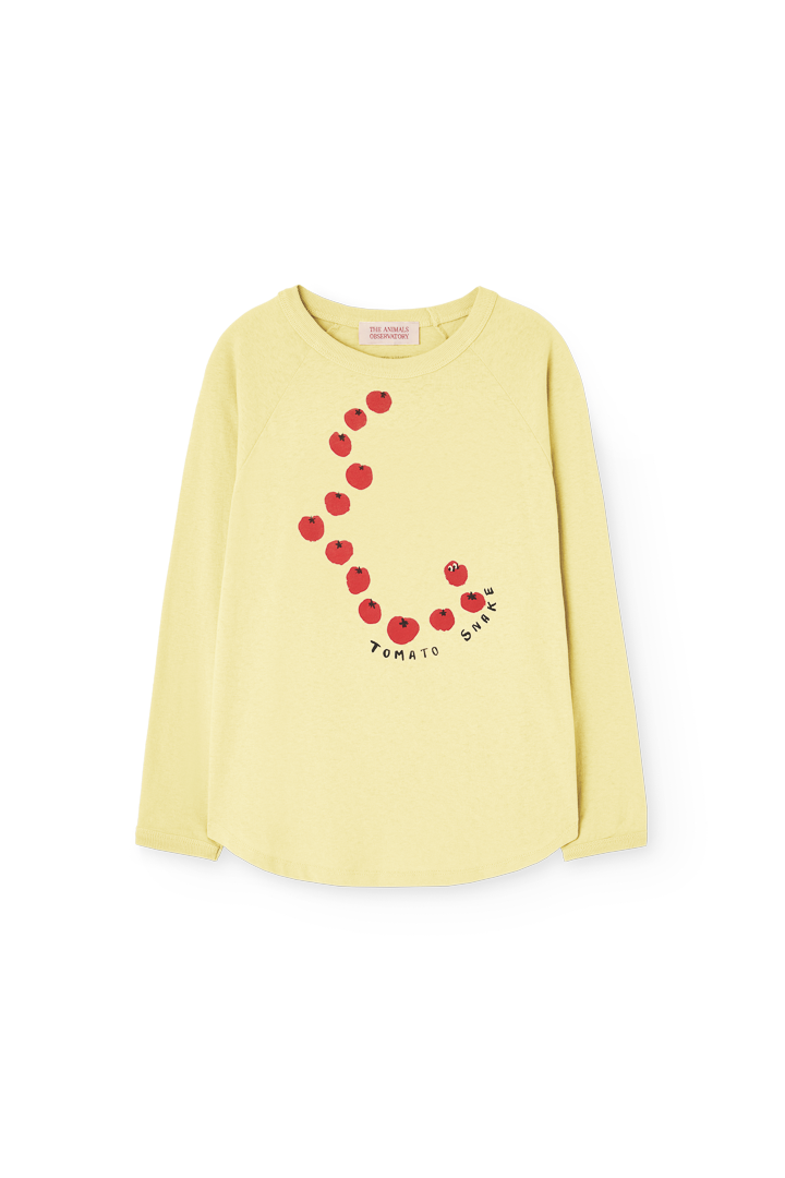 Flan Yellow Anteater Long Sleeve T-Shirt PRODUCT FRONT