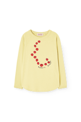 Flan Yellow Anteater Long Sleeve T-Shirt PRODUCT FRONT