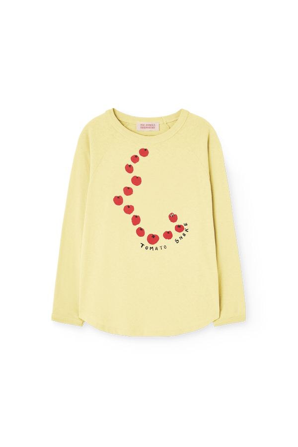 Flan Yellow Anteater Long Sleeve T-Shirt PRODUCT FRONT