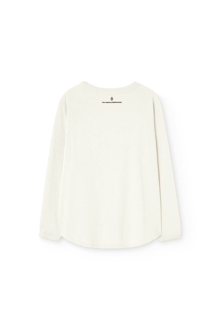 Raw White Anteater Long Sleeve T-Shirt PRODUCT BACK