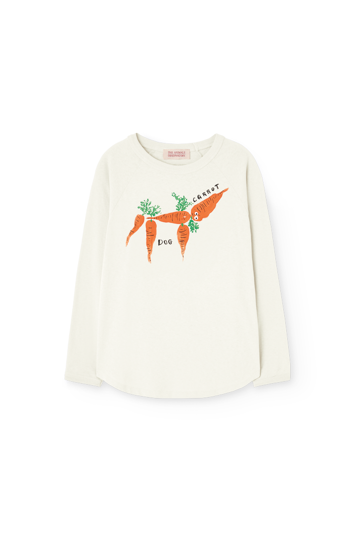 Raw White Anteater Long Sleeve T-Shirt PRODUCT FRONT