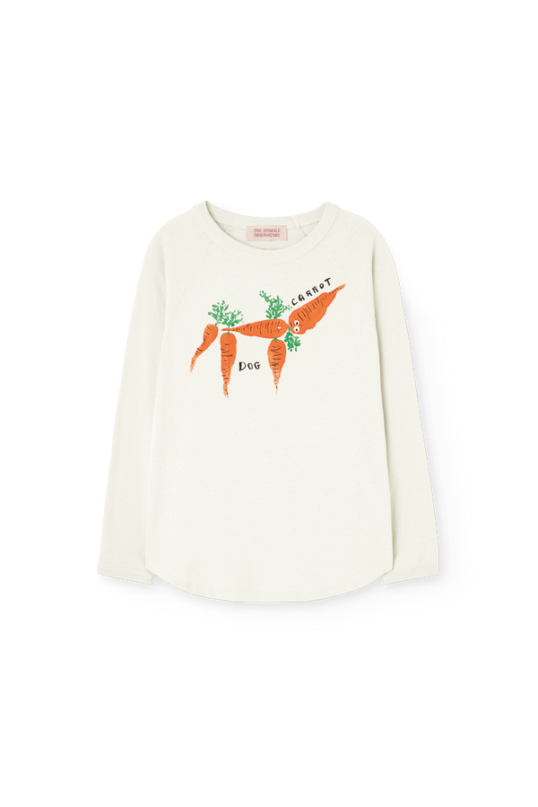 Raw White Anteater Long Sleeve T-Shirt PRODUCT FRONT