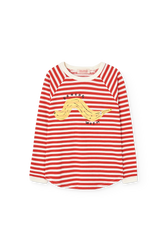 Striped Anteater Long Sleeve T-Shirt PRODUCT FRONT