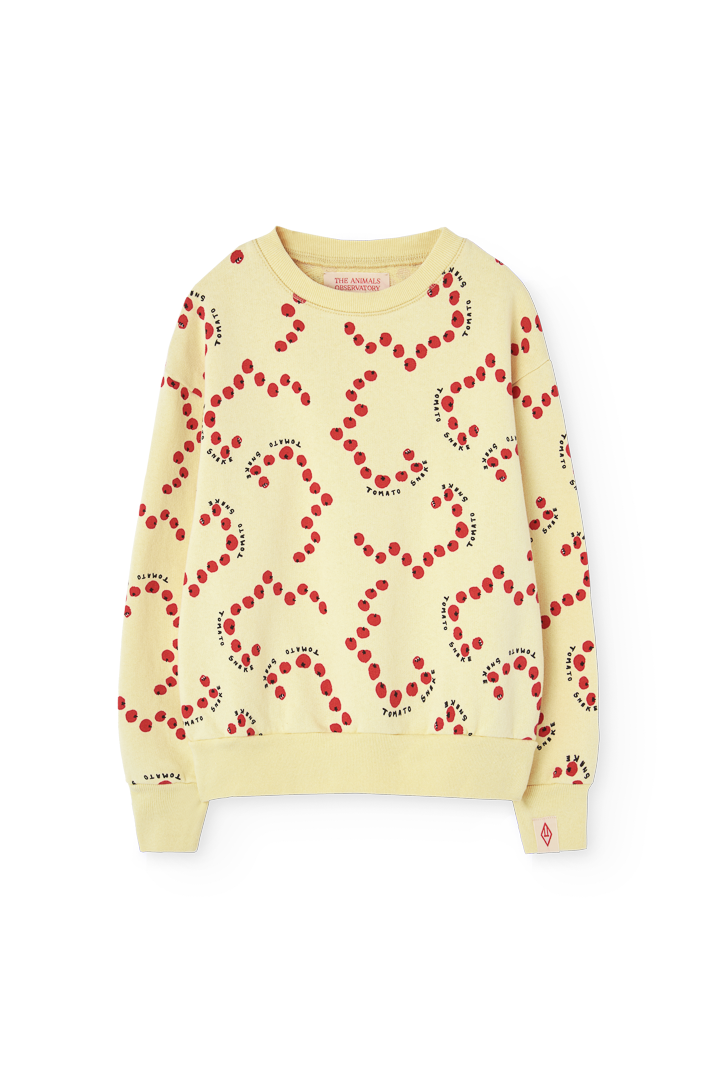 Flan Yellow Bear Sweatshirt | The Animals Observatory