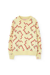 Flan Yellow Bear Sweatshirt PRODUCT FRONT