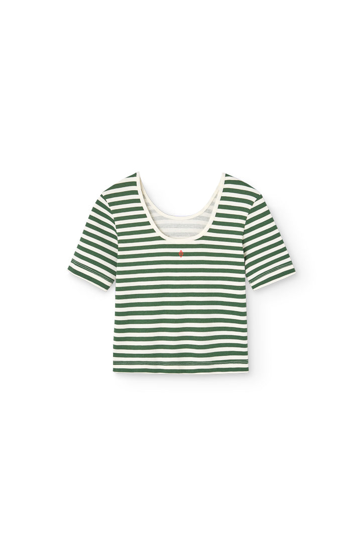 Dark Green Hippo Top PRODUCT BACK