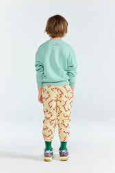Flan Yellow Dromedary Sweatpants MODEL BACK