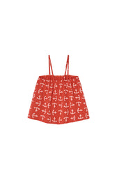Red Stork Top PRODUCT BACK