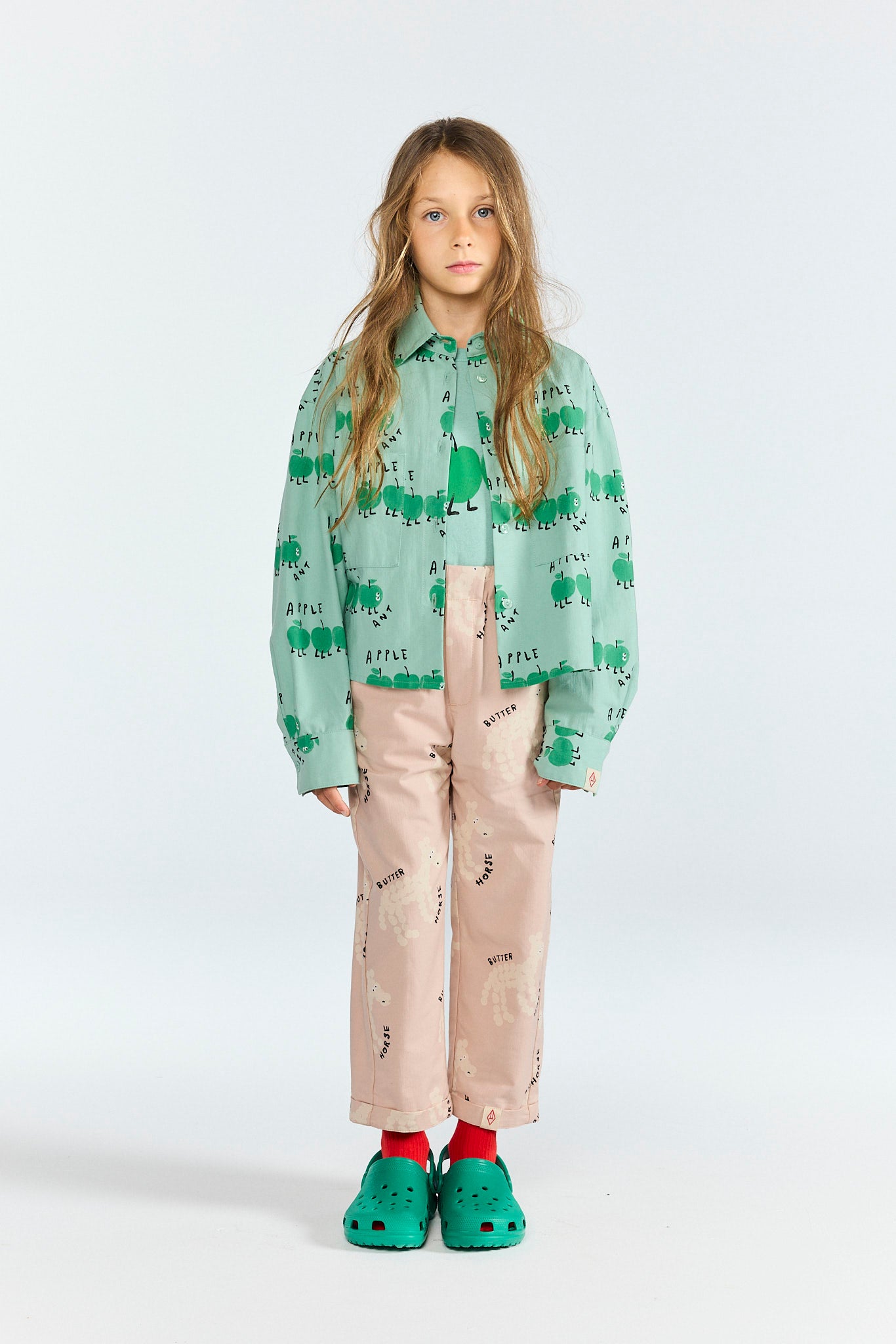 Green Beabull Shirt MODEL FRONT