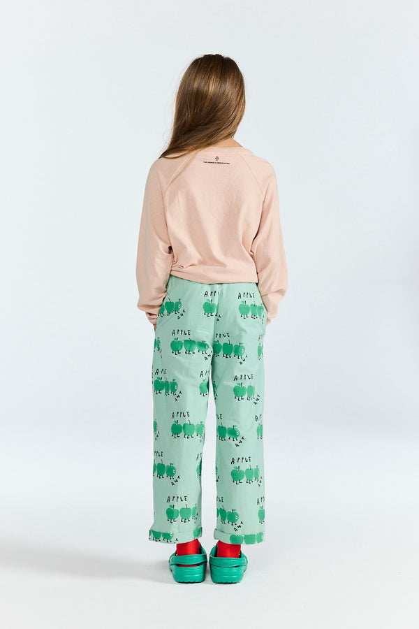 Green Camel Pants MODEL BACK