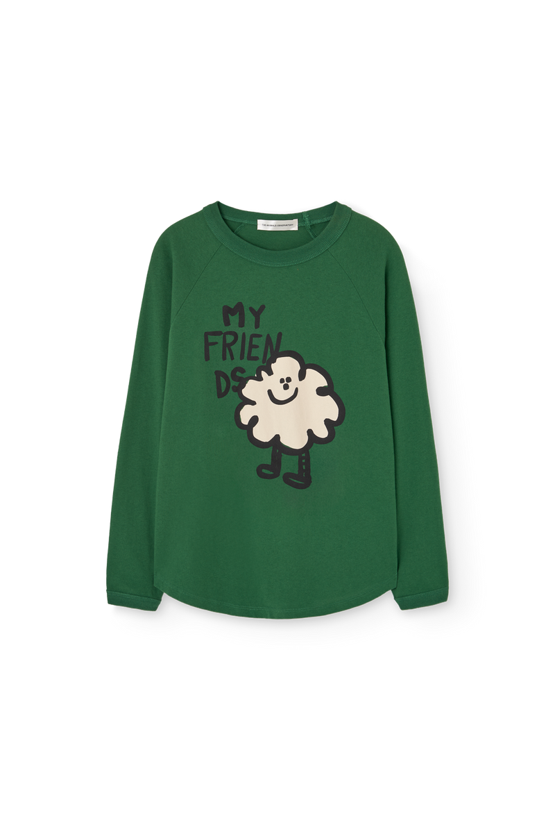 Dark Green Anteater Long Sleeve T-shirt COVER