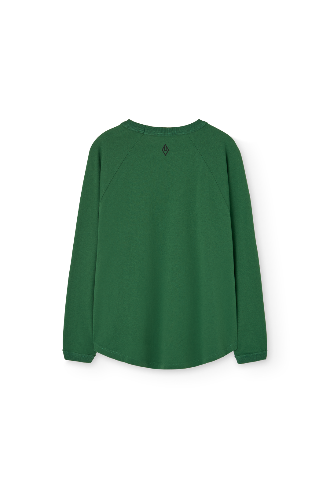 Dark Green Anteater Long Sleeve T-shirt PRODUCT BACK